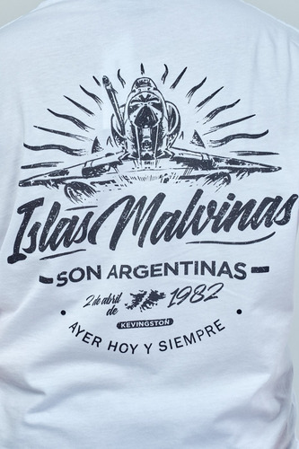 Imagen 2 de 5 de Remera Malvinas Kevingston