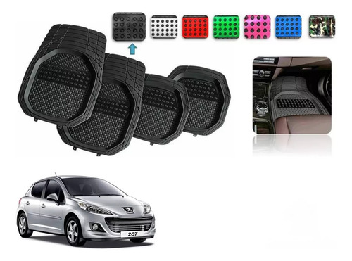 Tapetes 4pz Bandeja 3d Color Peugeot 207 2008 A 2014