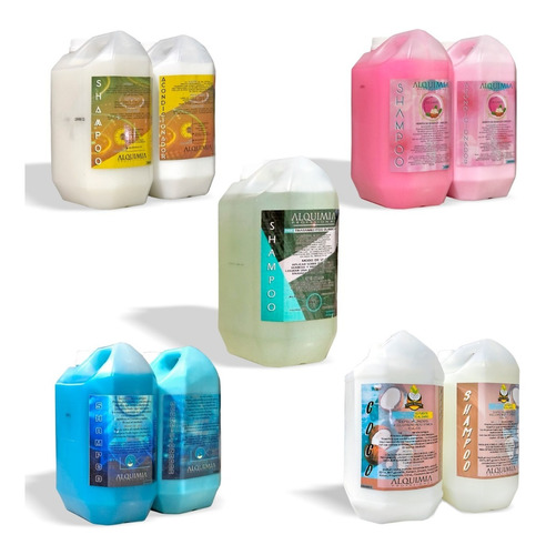 1 Shampoo Y 1 Acondicionador X 5 Litros Ideal P/ Bacha 