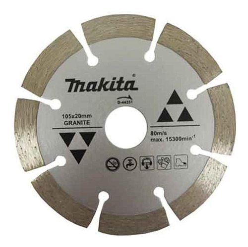 Disco Diamantado Makita Econ Granito 105mm D-44351