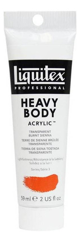 Pintura acrílica trans. Burnt Sienna 129 S3 Heavy Body 59 ml