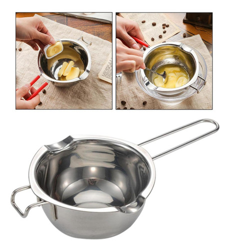 A Panela Metls Inox Para Banho Maria 600 Ml Para