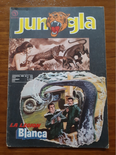 Cómic Jungla Año 3 Número 122 Editora Nacional Quimantú 1971 