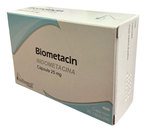Biometacin Indometacina Cápsula 25mg Lab. Bioresearch
