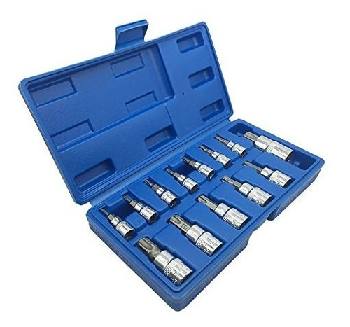 Mainpoint Estrella Torx Bit Juego De Dados De 13 Piezas T8 -