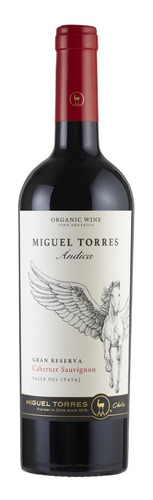 Vino Tinto Andica Torres Órganico Cab-sauv 750 Ml