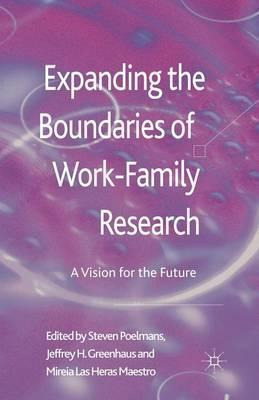 Libro Expanding The Boundaries Of Work-family Research - ...