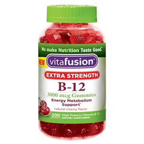 Producto De Vitafusion Extra-strength B12 Gomitas, 200 Ct.