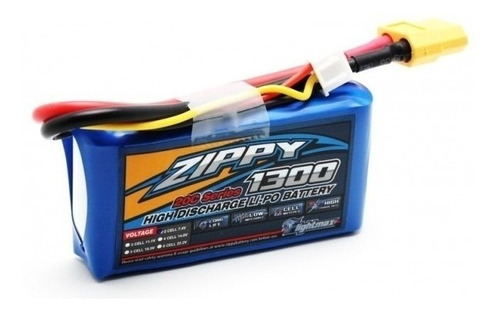 Batería Zippy Flightmax 1300mah 2s1p 20c - Entrega Inmediata