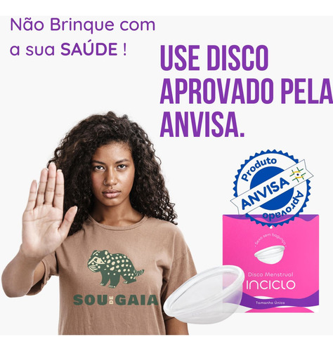 Kit Coletor Menstrual + Disco Lovin Cápsula Todos Tamanhos