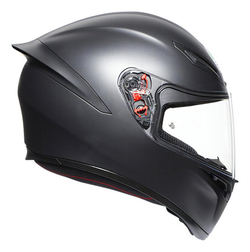 Casco Integral Agv K1 Solid Negro Mate Ece 2205 Tamaño Del Casco L