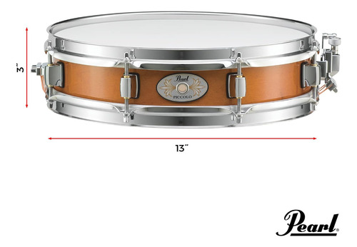 Tarola Pearl Piccolo 13 Polegadas X 3 Polegadas Maple She De