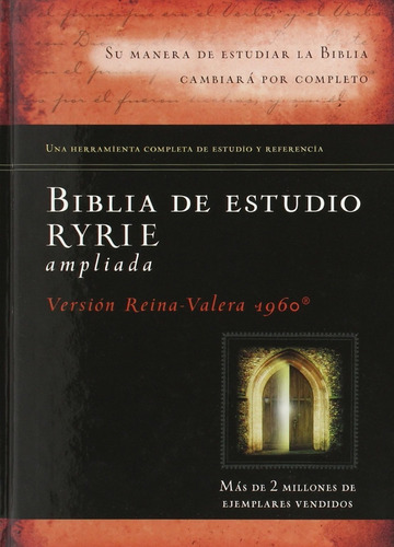 Biblia de Estudio Ryrie rv60, Ampliada- Tapa dura, de Ryrie. Editorial PORTAVOZ, tapa dura en español, 2000