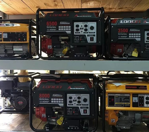 Planta Generador Loncin Lc-6500as 6.5 Kva 110/220v Gasolina.