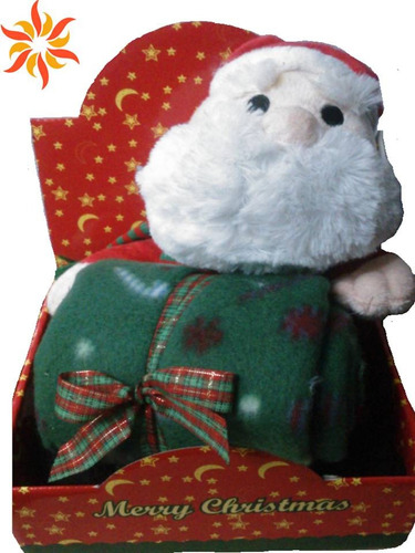 Muñeco Juguete De Navidad + Manta Polar Obsequio