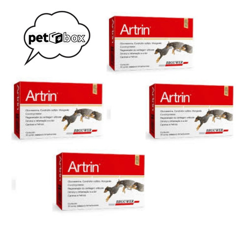 Kit 4 Uni Artrin Anti-inflamatório/condroprotetor (120 Comp)