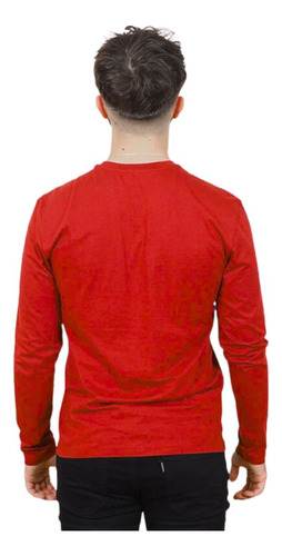 Remera Hombre Camiseta Manga Larga Algodon Premium 24/1