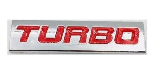 Emblema Turbo Metal Calidad Jeep Chevrolet Dodge Kia