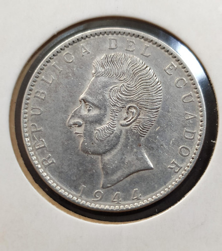 Moneda De 2 Sucres Ecuador 1944 