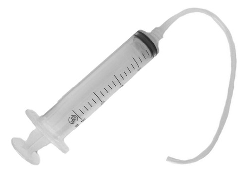 Kit 4 Jeringas Y Manguera Destapar Limpiar Cabezal Para Hp