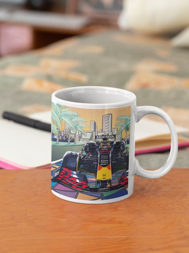 Taza B Lanca  11 Oz:  Red Bull Racing