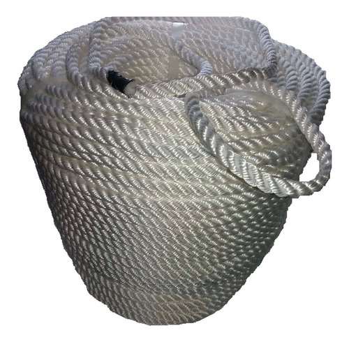 Corda Cabo De Polipropileno Nylon Seda Trançado 22mm 100mts
