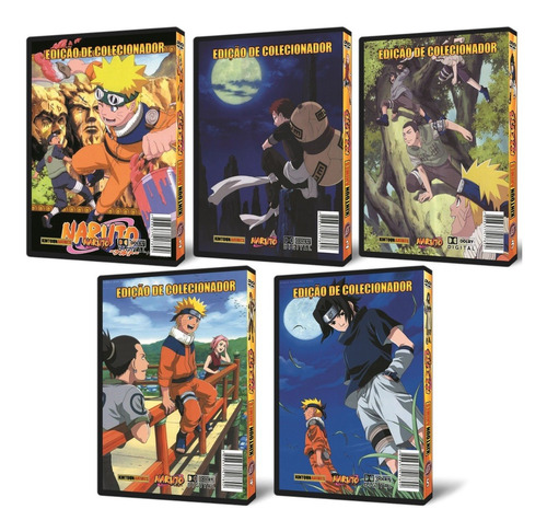 Dvd Naruto Clássico + Naruto Shippuden + Boruto Em Dvd