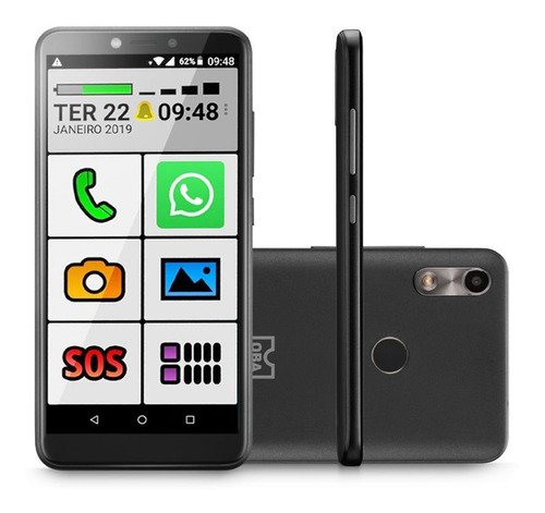 Celular Do Idoso Letras Grandes 32gb Sos