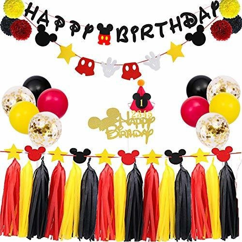 Pratyus Kit De Decoración De Cumpleaños De Mickey Para Baby 
