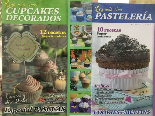 Revistas X 2 Pasteleria Ycupcakes Decoraddos 