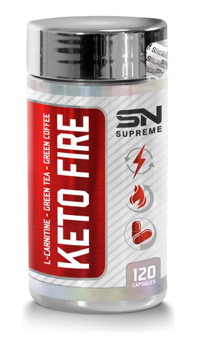 Supreme Nutrition Keto Fire 120 Caps. + Shaker