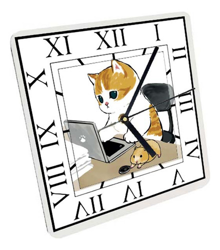 Reloj Madera Brillante Pared Y Mesa Diseño Baby A178