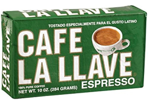 Café La Llave Espresso, Café 100% Puro, Rico Y Aromático, Mo