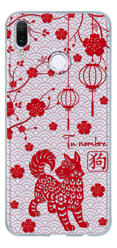 Funda Para Huawei Horóscopo Chino Perro Con Tu Nombre
