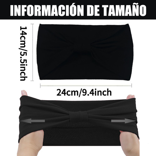 4pcs Bandas Para Cabello Cabeza Diademas Deportiva Elásticas
