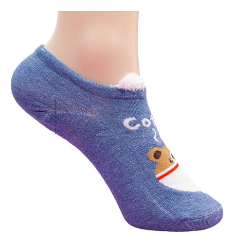 Calcetines 12pzs Algodón Tobitin Tines De Mujer Animalitos Multicolor Único