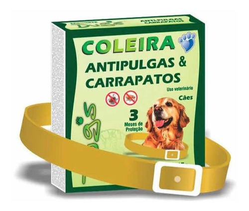 Dugs 17g Coleira Para Cães Anti Pulgas E Carrapatos 56cm