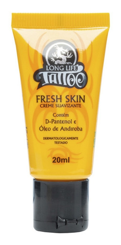 Imagem 1 de 4 de Creme Para Tatuagem Fresh Skin 20ml -cicatrizante Long Life