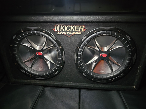 Woofer Kicker Cvr 12 Y Amplificador Quantum Audio 2500watts 