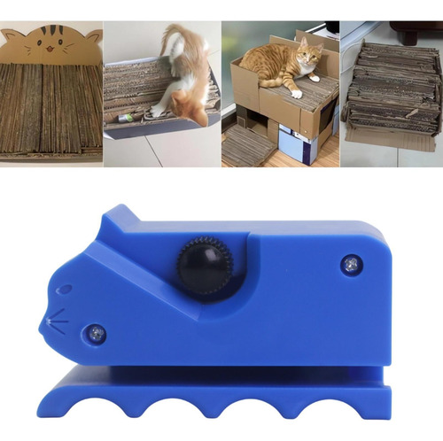 Cortador De Papelão Para Uma Ferramenta De Corte De Azul