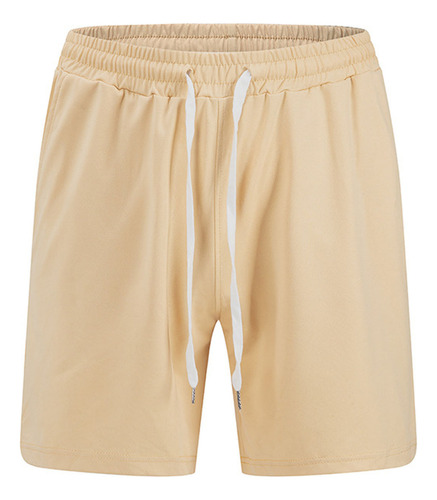 Pantalones Cortos De Entrenamiento Para Hombre Con Bolsillos