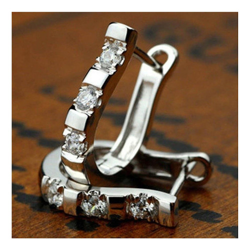 Aretes Modernos, Mxohs-004, 4pzas, Herradura, Plata, Metal/c