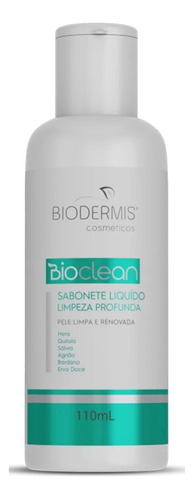 Sabonete Facial De Limpeza Profunda 110ml Bioclean Biodermis