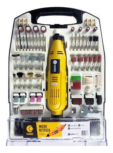Micro Retífica Com 234 Acessórios E Maleta Charbs Ch2904-x