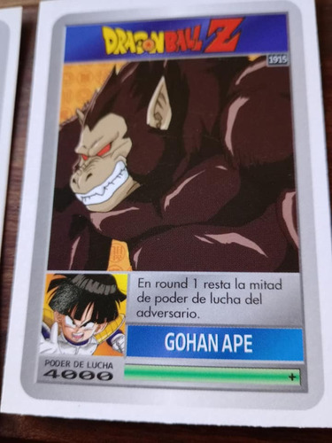 Carta Dragon Ball Sd, Gohan Ozaru 1915