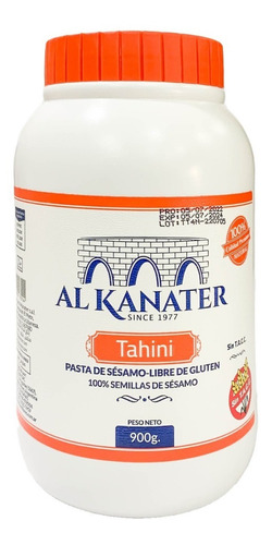 Pasta De Sesamo Tahini Sin Tacc Al Kanater 900 Gr