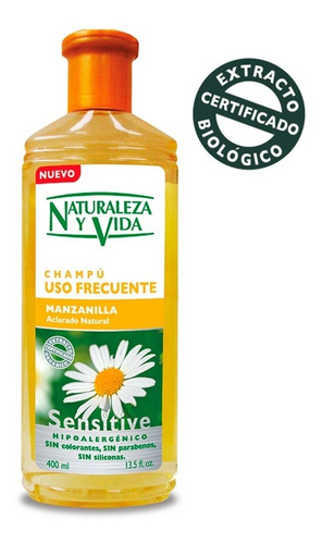 Shampoo Aclarador De Manzanilla De 400ml - mL a $77