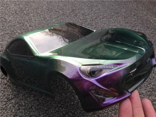Iridescent Purple/green By Tamiya # Ps46 Pint Policarbonato