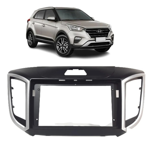 Moldura Painel Multimidia Tela 9 Polegadas Hyundai Creta