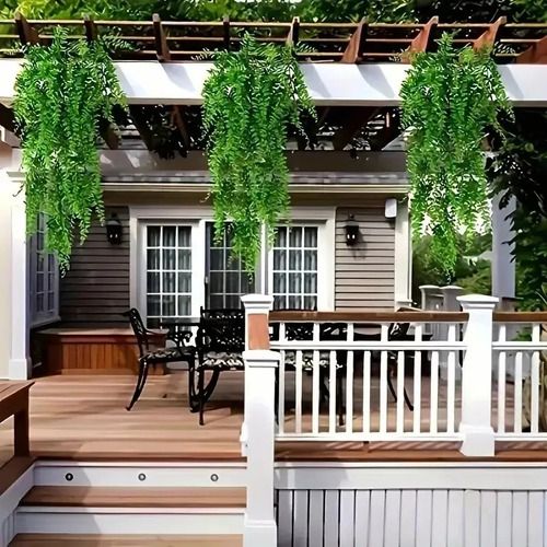 A Decoração Da Casa De Boston Pendurada Em Samambaia Artific